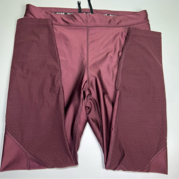 Nike burgundy leggings size L - Picture 4 of 6
